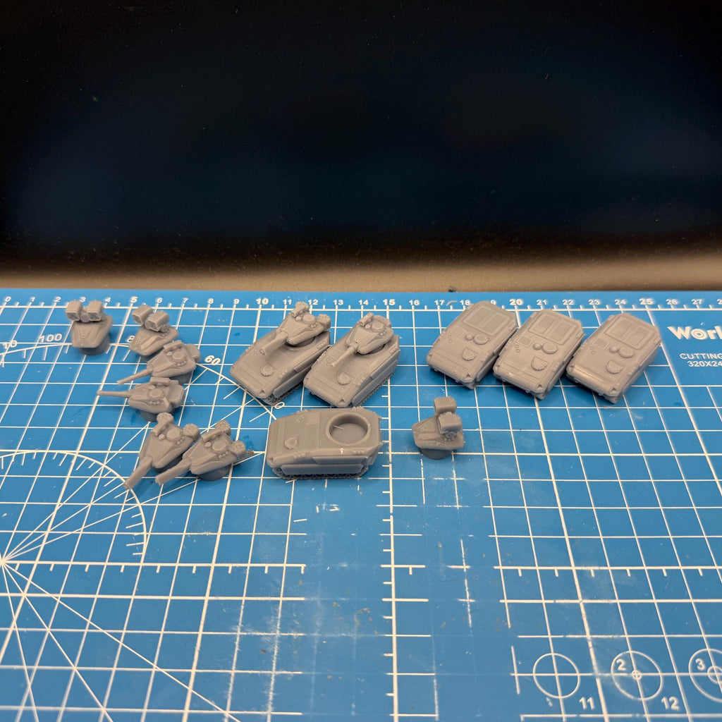 10mm Scale M122 APC/IFV Platoon (3) for Full Spectrum Dominance, epic scale games