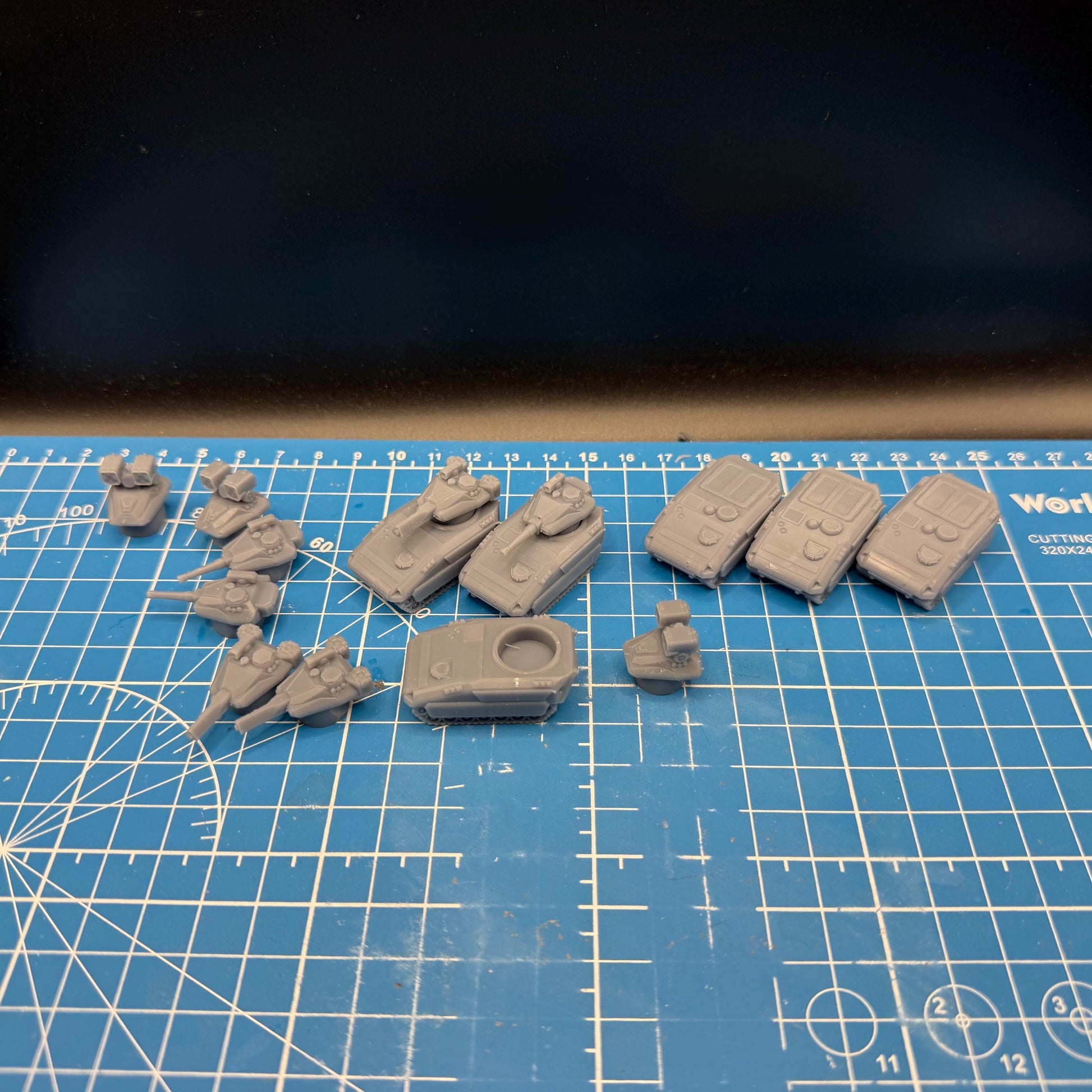 10mm Scale M122 APC/IFV Platoon (3) for Full Spectrum Dominance, epic scale games