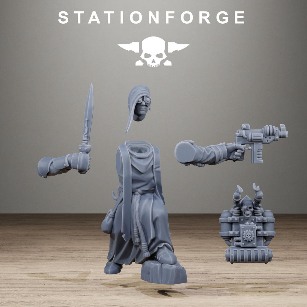 28mm scale Scavenger Long Rangers 10-man team from StationForge