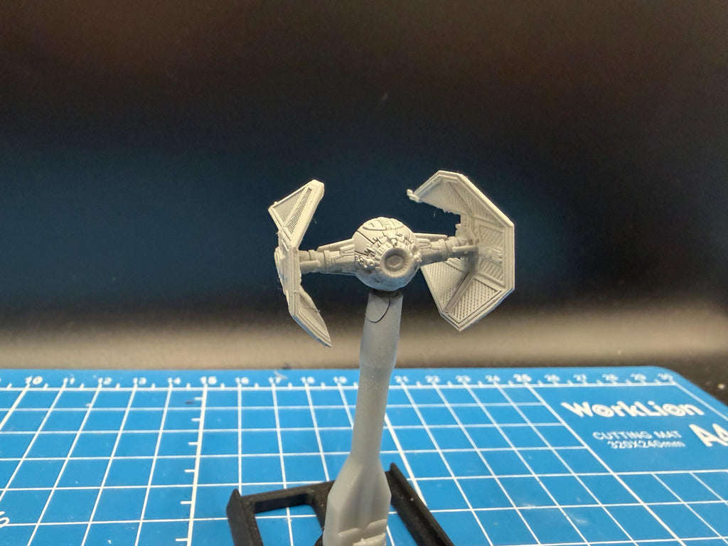XW scale Imperial Tie Interceptor Starfighter for Star wars Xwing Miniatures game