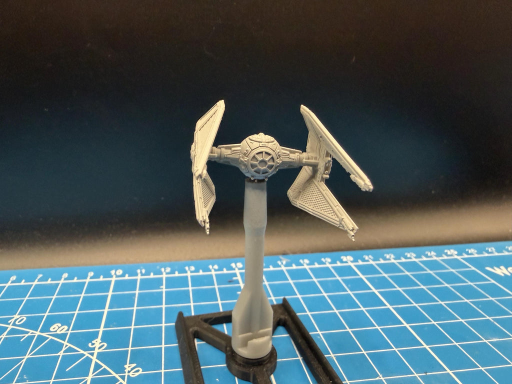 XW scale Imperial Tie Interceptor Starfighter for Star wars Xwing Miniatures game