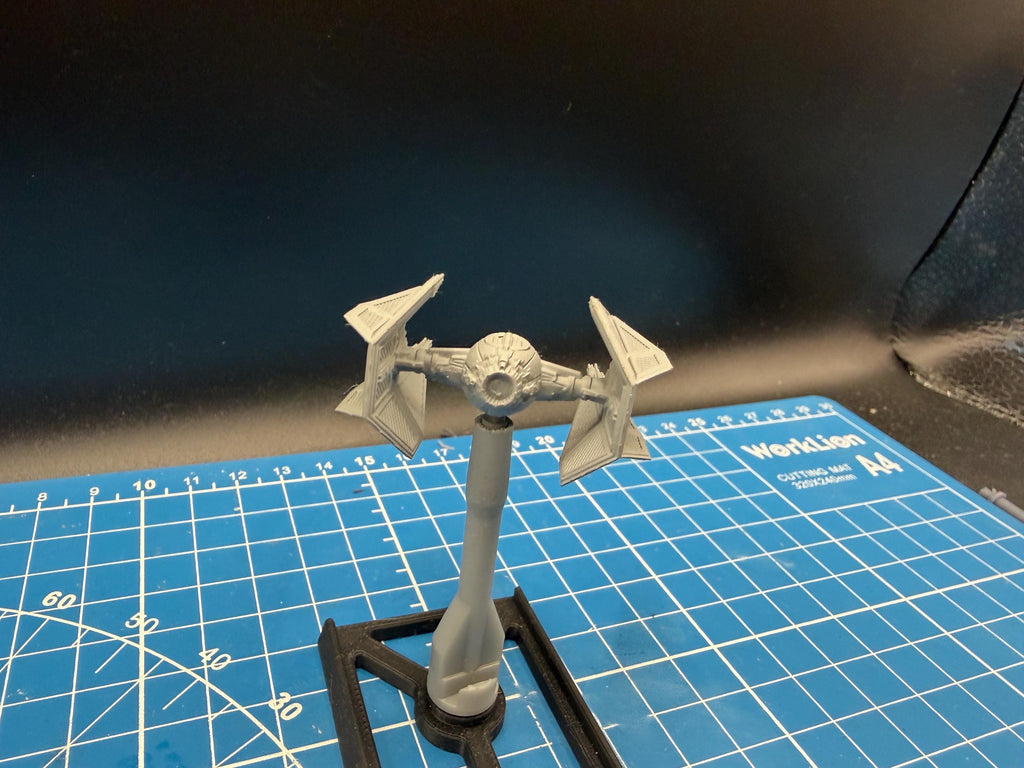 XW scale Imperial Royal Guard Tie Interceptor Starfighter for Star wars Xwing Miniatures game
