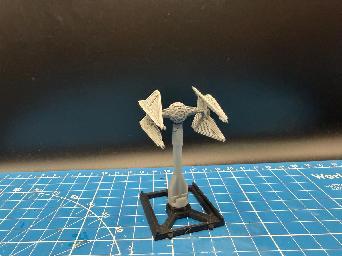 XW scale Imperial Royal Guard Tie Interceptor Starfighter for Star wars Xwing Miniatures game