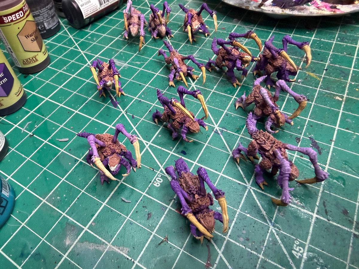 Papsikels Evolved Papsling Runners Squad (12 Minis) for 32mm games like Grimdark Future