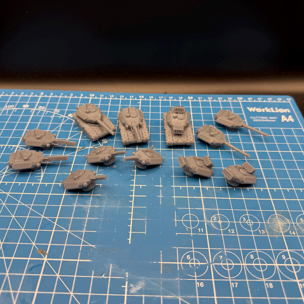 10mm Scale Bengal MK.2 Tank Platoon (3) for Full Spectrum Dominance, epic scale games