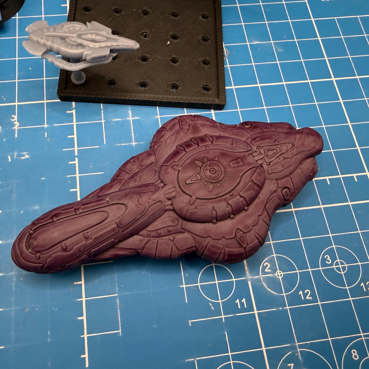 Halo Fleet Battles Proxy Covenant Carrack Merchant Cruiser Upgrade set for epic scale space games