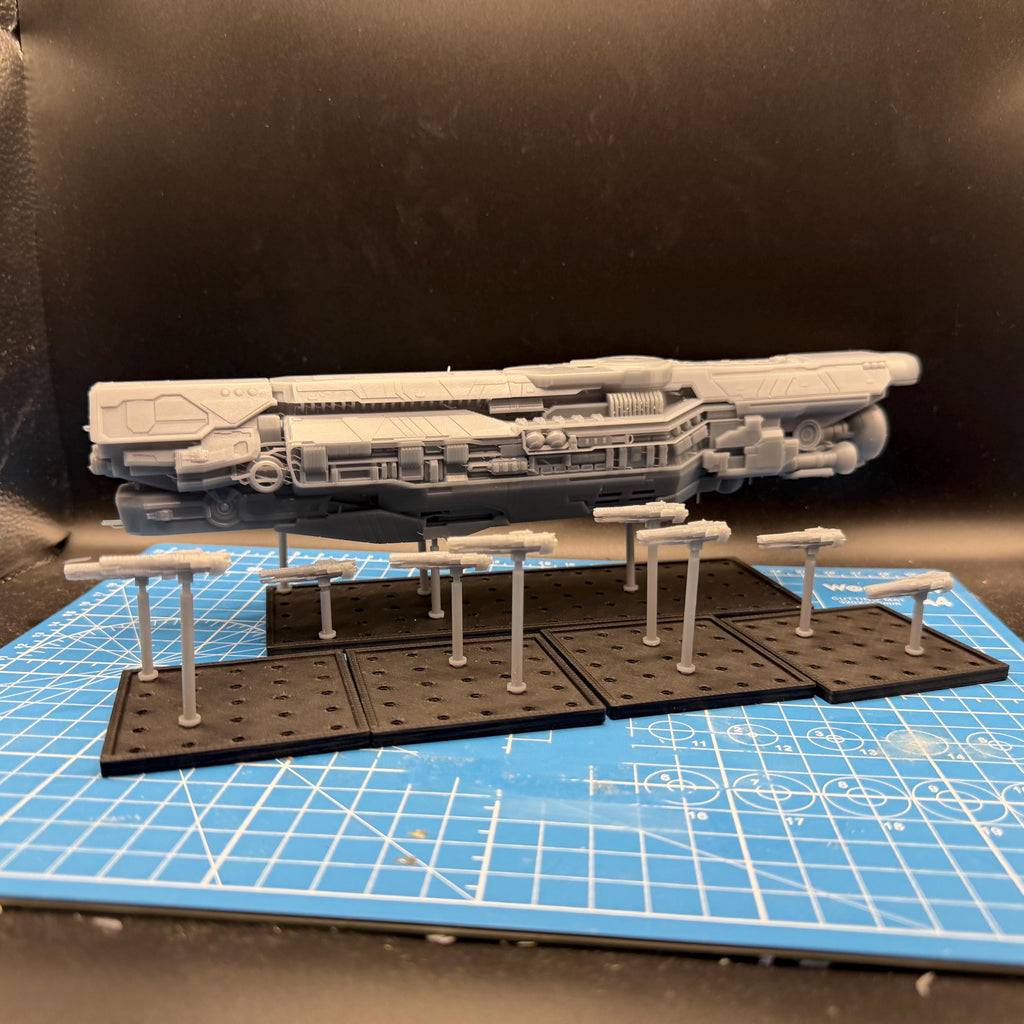 Halo Fleet Battles UNSC Infinity Supercarrier Upgrade set 267mm