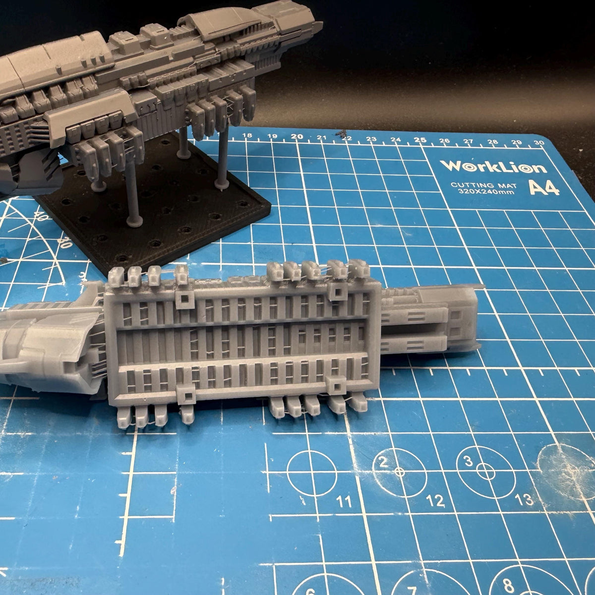 Halo Fleet Battles Proxy Banished Dreadnought Upgrade set for epic scale space games