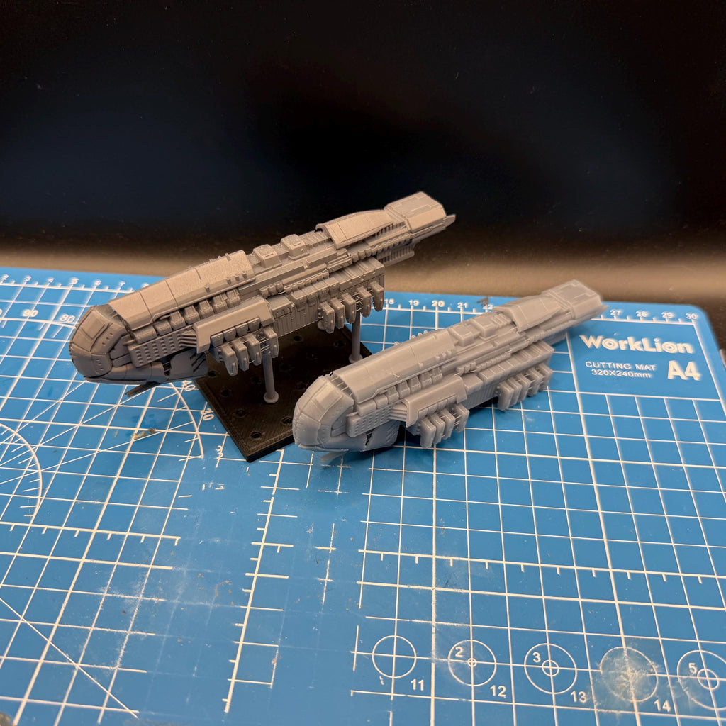 Halo Fleet Battles Proxy Banished Dreadnought Upgrade set for epic scale space games