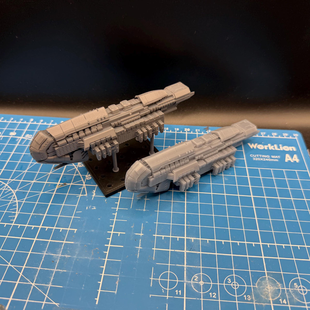Halo Fleet Battles Proxy Banished Dreadnought Upgrade set for epic scale space games