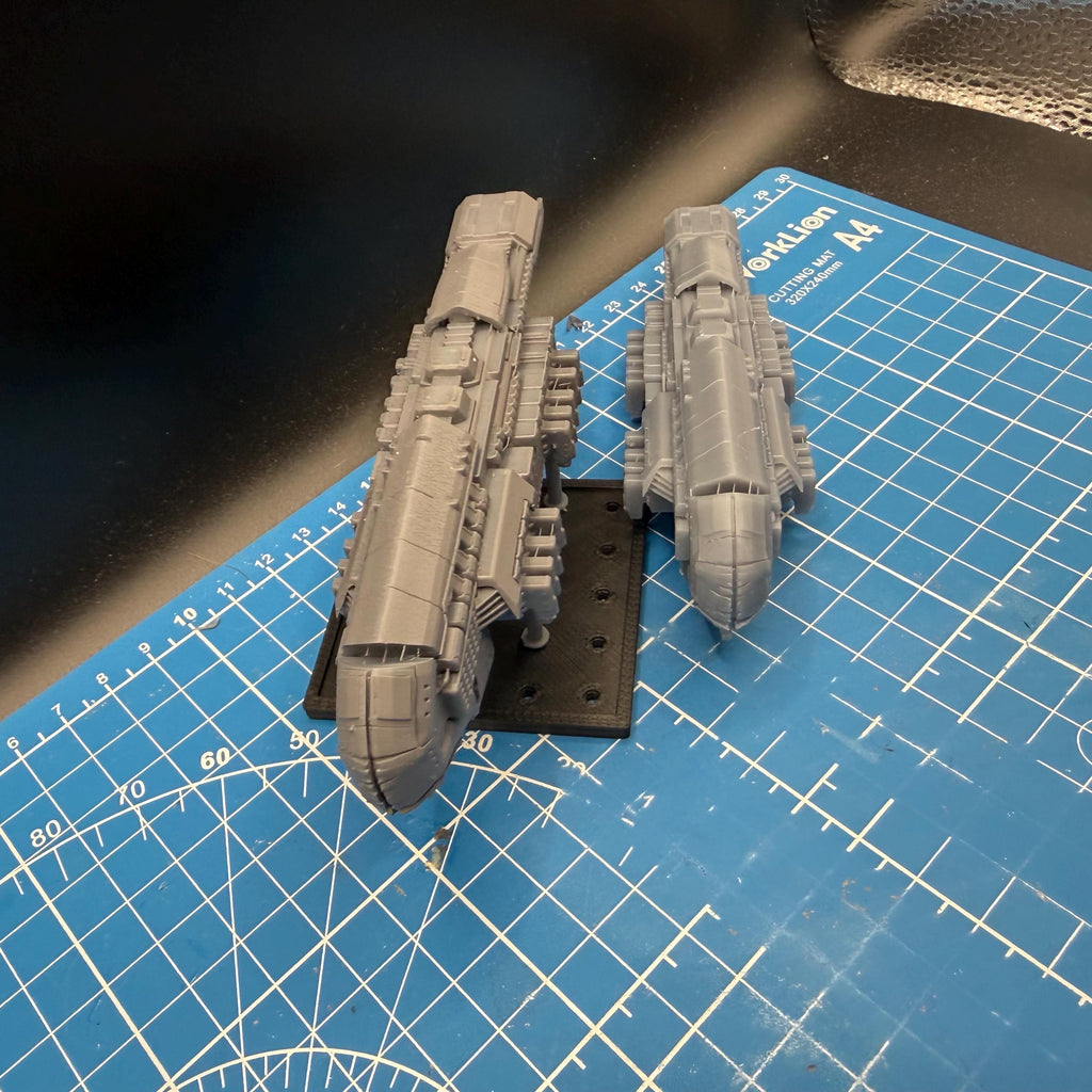 Halo Fleet Battles Proxy Banished Dreadnought Upgrade set for epic scale space games