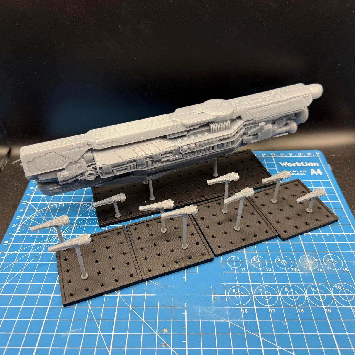 Halo Fleet Battles UNSC Infinity Supercarrier Upgrade set 267mm