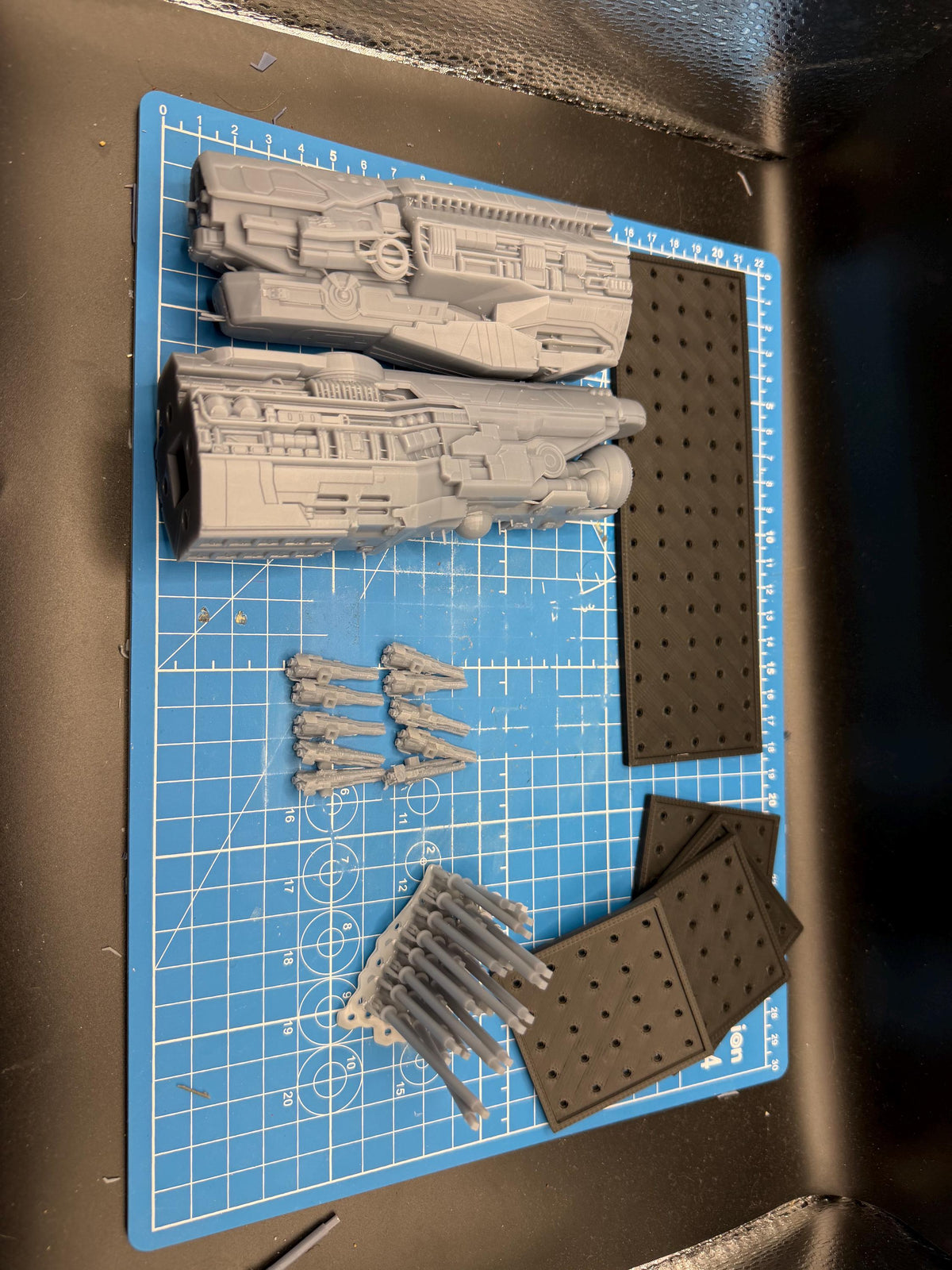 Halo Fleet Battles UNSC Infinity Supercarrier Upgrade set 267mm