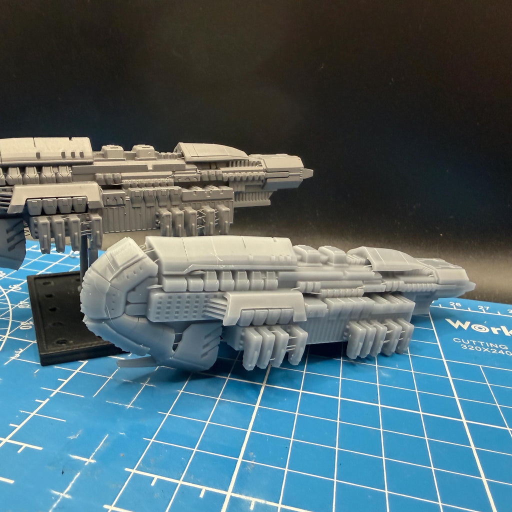 Halo Fleet Battles Proxy Banished Dreadnought Upgrade set for epic scale space games