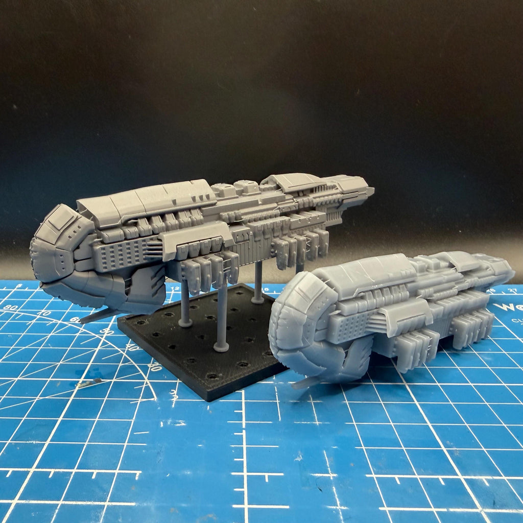 Halo Fleet Battles Proxy Banished Dreadnought Upgrade set for epic scale space games