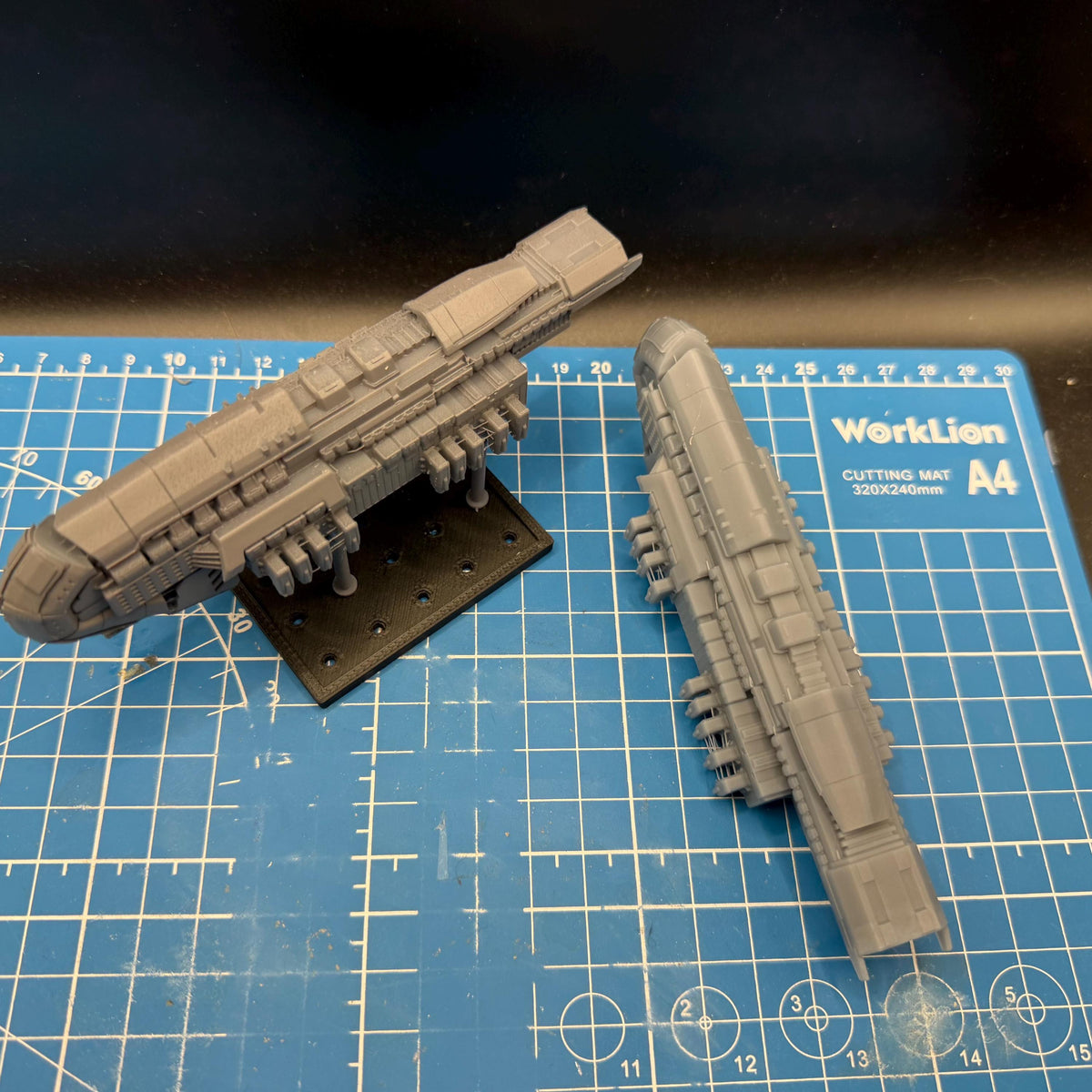 Halo Fleet Battles Proxy Banished Dreadnought Upgrade set for epic scale space games