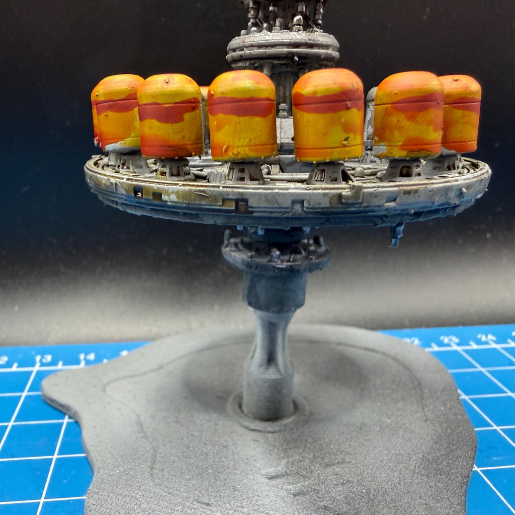 Gas Refinery Station for Star Wars Armada or other miniatures games 66mm tall