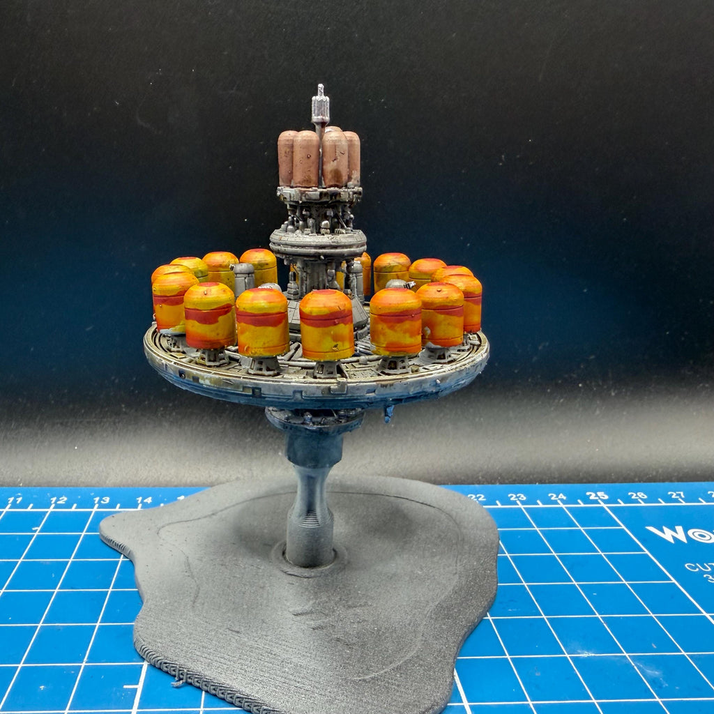 Gas Refinery Station for Star Wars Armada or other miniatures games 66mm tall