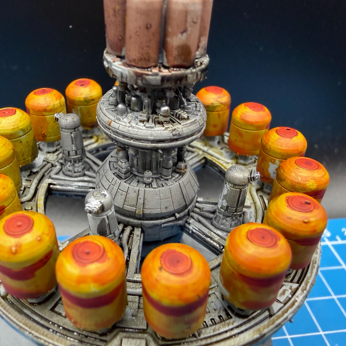 Gas Refinery Station for Star Wars Armada or other miniatures games 66mm tall