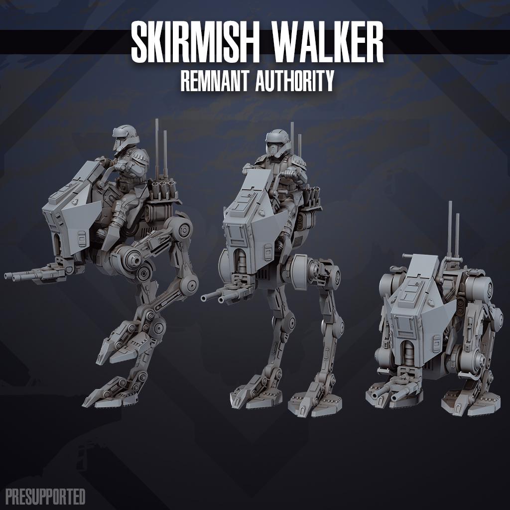 Imperial Authority Skirmish Walker Kit (4): 35mm Scale Miniatures Legion Proxy