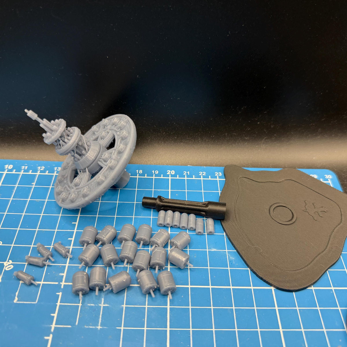 Gas Refinery Station for Star Wars Armada or other miniatures games 66mm tall