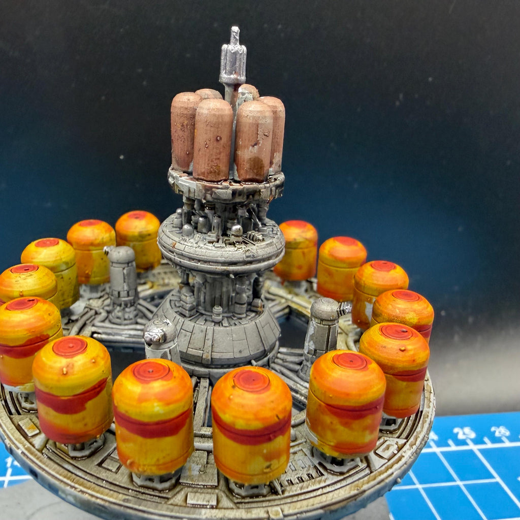 Gas Refinery Station for Star Wars Armada or other miniatures games 66mm tall
