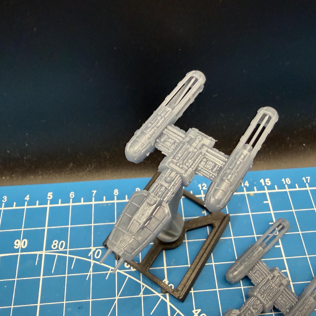 XW scale Republic BTL-B A4 Y-Wing Bombers(2) for Xwing TMG scale games