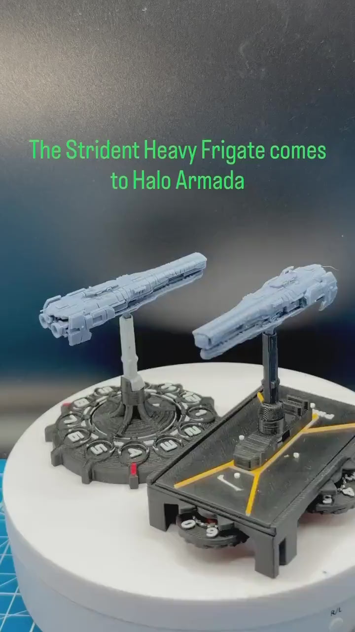 UNSC Strident-Class Heavy Frigate  for Halo Armada Nexus scale games 61mm